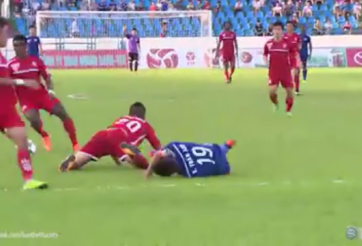 VIDEO: Những hình ảnh làm xấu mặt V-League ở trận Quảng Ninh - Hải Phòng