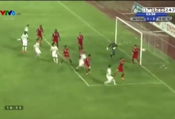 Video bàn thắng: Hải Phòng 1-2 Hà Nội T&T (Vòng 22 V-League 2015)