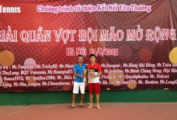 Hà Nội phát triển mạnh các giải Tennis “phủi”