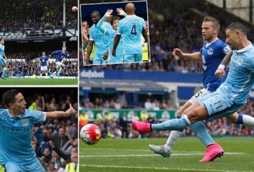 Video bàn thắng: Everton 0-2 Man City (Vòng 3 - Ngoại hạng Anh 2015/16)