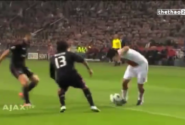 VIDEO: Pha xỏ háng ấn tượng của Luis Suarez với siêu hậu vệ Alexandro Nesta