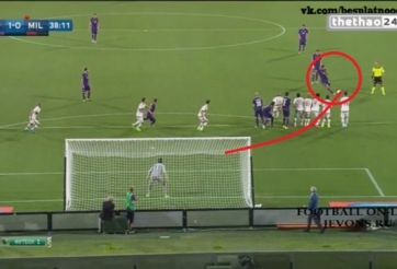 VIDEO: Alonso lập siêu phẩm sút phạt theo phong cách của Pirlo