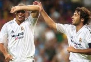 VIDEO: Pha phối hợp ghi bàn mãn nhãn giữa Ronaldo béo và Raul Gonzalez