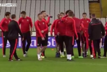 VIDEO: Buổi tập của MU trước trận lượt về play off Champions League
