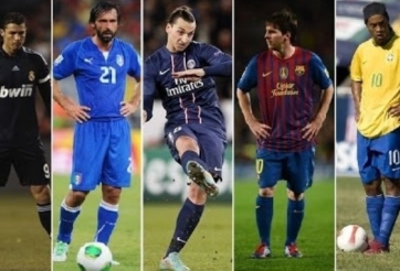 VIDEO: So khả năng dùng mẹo sút phạt của Ronaldinho, Messi, Ronaldo...