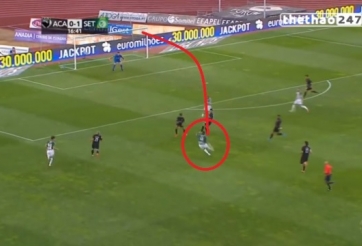 VIDEO: Pha solo từ sân nhà ghi bàn đẳng cấp tại giải VĐQG Bồ Đào Nha