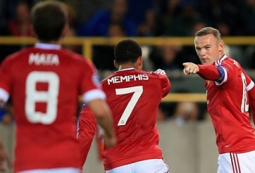 VIDEO: Depay kiến tạo, Rooney ghi bàn thắng giải tỏa vào lưới Club Brugge