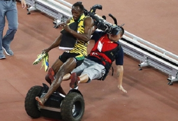 Usain Bolt than bị đối thủ 'ám hại' sau khi giành HCV