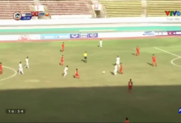 VIDEO: Pha ban bật đẹp mắt của U19 Việt Nam vs U19 Singapore