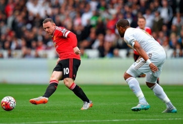 VIDEO: 2 pha xử lý khó hiểu của Rooney khi đối mặt khung thành Swansea
