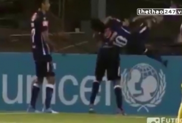 VIDEO: Màn ăn mừng bàn thắng có 1-0-2 trong lịch sử bóng đá