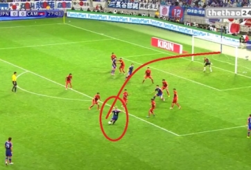 VIDEO: Cú rocket không thể cản phá của Honda tại vòng loại World Cup