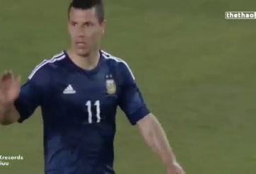VIDEO: 2 pha lốp bóng đẳng cấp của Aguero vào lưới Bolivia