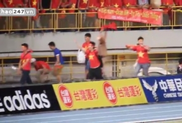 VIDEO: Lý do trận đấu giữa Đài Loan và Việt Nam bù giờ 10 phút