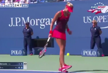 VIDEO: Mladenovic tâng quả Tennis điệu nghệ hơn cả Messi tại US Open