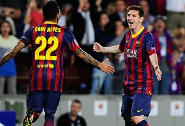 VIDEO: Messi - Alves cặp đôi hoàn hảo của đỉnh cao Tiki-Taka