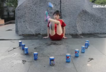 VIDEO: Hot girl Việt trổ tài freestyle tuyệt đỉnh với lon nước ngọt