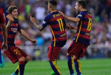 Atletico Madrid 1-2 Barcelona: Tam tấu MSN tỏa sáng