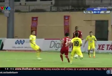 Video bàn thắng: Thanh Hóa 0-1 Hải Phòng (Vòng 25 - V.League 2015)