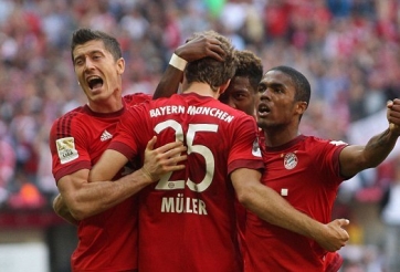 Video bàn thắng: Bayern Munich 2-1 Augsburg (Vòng 4 Bundesliga)
