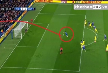 VIDEO: Pha sút pen hỏng ăn của Hazard trong trận đấu với Maccabi