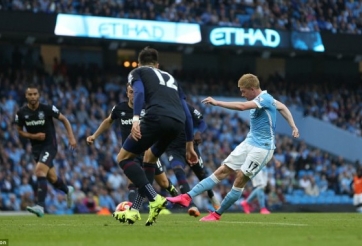 Video bàn thắng: Man City 1-2 West Ham (Vòng 6 Ngoại hạng Anh)