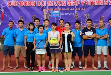 Thú vị giải đồng đội Vô địch 12 Con Giáp Vntennis 2015