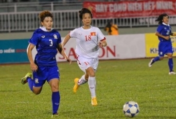 Video bàn thắng: Nữ Việt Nam 2-0 Nữ Thái Lan (VL Olympic 2016)