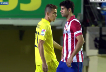 Diego Costa từng là nạn nhân của Gabriel Paulista