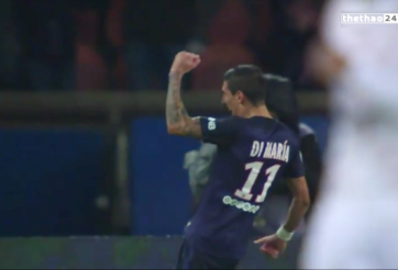 VIDEO: CĐV phát cuồng với bàn thắng đầu tiên của Di Maria ở giải VĐQG Pháp