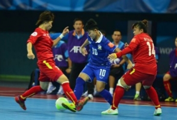 VIDEO: Nữ Việt Nam 1-2 Nữ Thái Lan (Giải vô địch Futsal châu Á 2015)