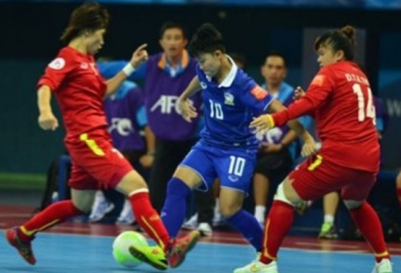 ĐT futsal nữ Việt Nam thua ngược Thái Lan
