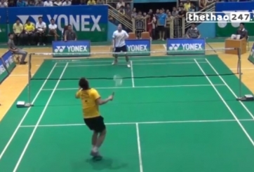 Video cầu lông: Màn đôi công đỉnh cao giữa 2 tay vợt Việt Nam