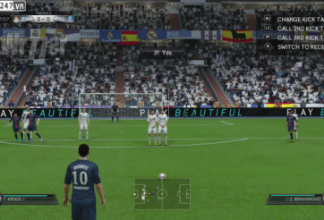 VIDEO: Hướng dẫn kỹ thuật sút phạt kiểu Knuckleball như Ronaldo trong FIFA 16