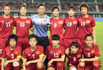 ĐT nữ Việt Nam tăng hai bậc trên BXH FIFA