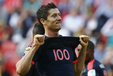 Lewandowski xác lập kỷ lục mới, Bayern thắng đậm Mainz