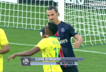VIDEO: Ibrahimovic cư xử kiểu 'bề trên' với hậu vệ Ligue 1