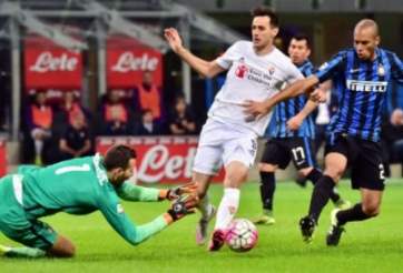 Video bàn thắng: Inter Milan 1-4 Fiorentina (Vòng 6 Serie A)