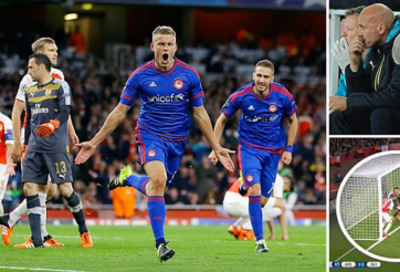 Arsenal nhận thất bại thứ 2 liên tiếp ở Champions League