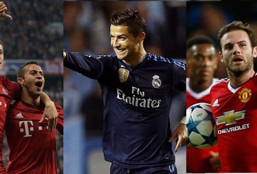 Đội hình tiêu biểu sau lượt trận thứ hai Champions League