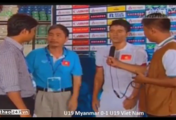 VIDEO: Phỏng vấn Đức Chinh - cầu thủ ghi bàn duy nhất cho U19 Việt Nam
