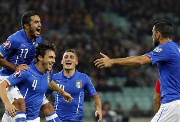 Video bàn thắng: Azerbaijan 1-3 Italia (Vòng loại Euro 2016)