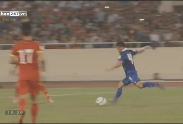 VIDEO: Thaweekarn sút xa tuyệt đẹp mở tỷ số cho ĐT Thái Lan