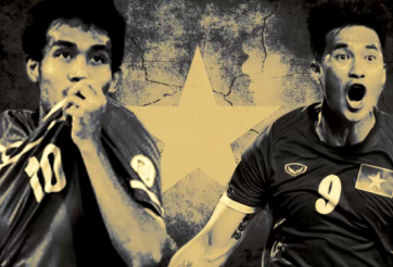 VIDEO: So tài năng của 2 chân sút Teerasil Dangda và Lê Công Vinh