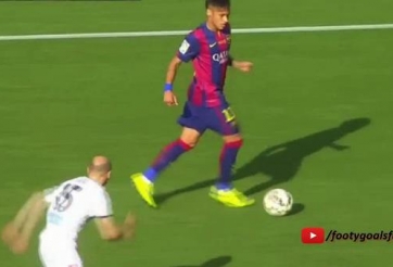 VIDEO: Skill khống chế bóng cực ảo của Neymar trước Vallecano