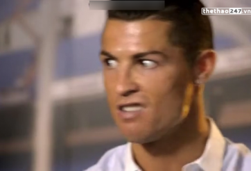 Video hài hước: Ronaldo nhái theo cử chỉ của Sir Alex khi tức giận