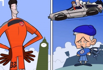 Omar Momani: Cech thành khổng lồ, Mourinho hóa 'Bagpiper'