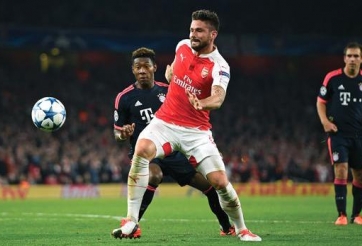 VIDEO: Pha khống chế bóng đầy tinh tế của Giroud ở trận gặp Bayern