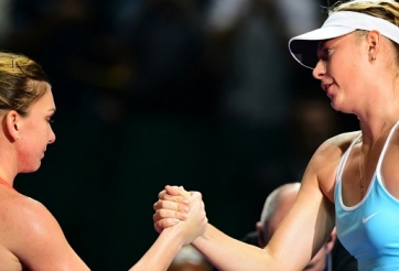 WTA Finals 2015: Đánh bại Halep, Sharapova giành vé vào bán kết
