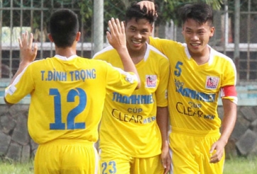 Đánh bại đội chủ nhà, U21 Hà Nội T&T tiến vào trận chung kết